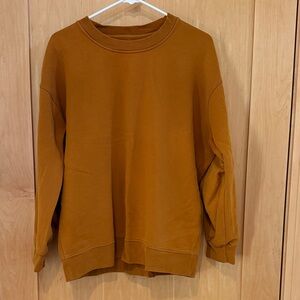 lululemon athletica Orange Sweatshirt